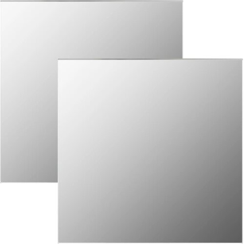VidaXL Zidna ogledala 2 kom 50 x 50 cm četvrtasta staklena Slike