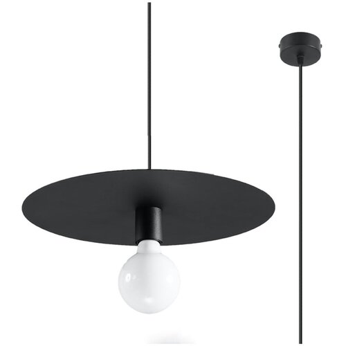 Nice Lamps Črna viseča svetilka ø 40 cm Livago – Cene