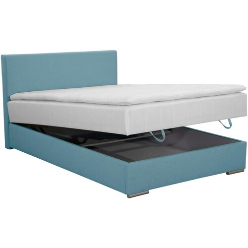 CARRYHOME POSTELJA Z VZMETNICO 90 cm x 200 cm , tekstil barve petroleja Slike