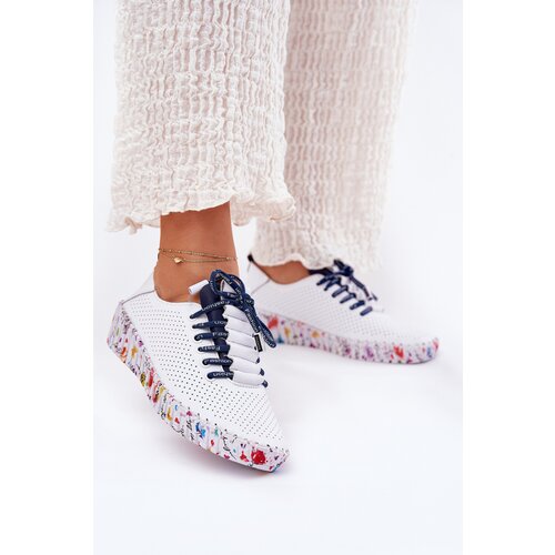 ARTIKER Boto Leather Brogues On Patterned Platform Cene