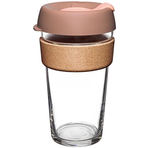 KeepCup Ružičasta/smeđa putna šalica 454 ml Brew Frappe L – Cijene