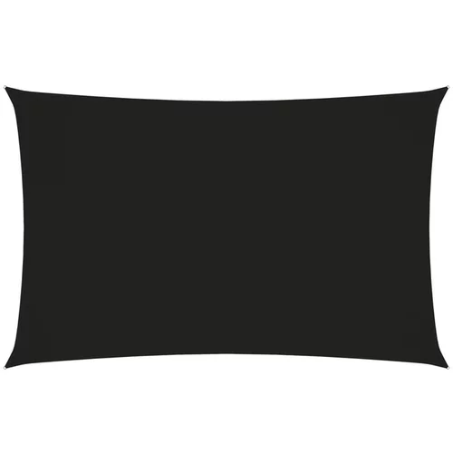  Senčno jadro oksford blago pravokotno 3x6 m črno