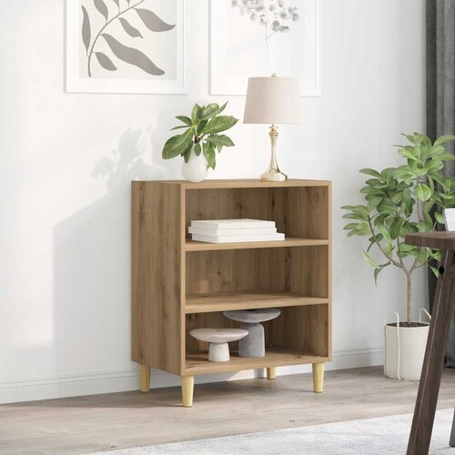  Komoda boja hrasta artisan 57x35x75 cm konstruirano drvo Cene