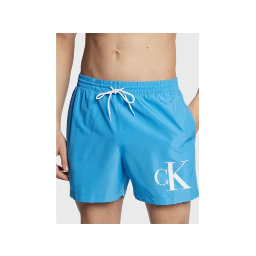 Calvin Klein Swimwear Kopalne hlače KM0KM00849 Modra Regular Fit