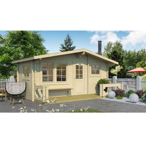 Male kuće Sauna kućica Pihasauna PIHA-TUURI 19 570 &amp;times; 254 cm sa &amp;scaron;indrom Slike