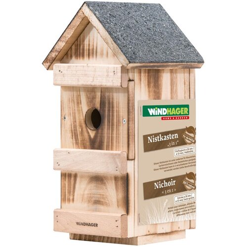 Windhager VRTNARSKI PRIPOMOČEK PTIČJA VALILNICA 3V1 15X16X31CM Slike
