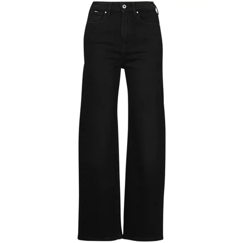 PepeJeans WIDE LEG JEANS UHW Crna