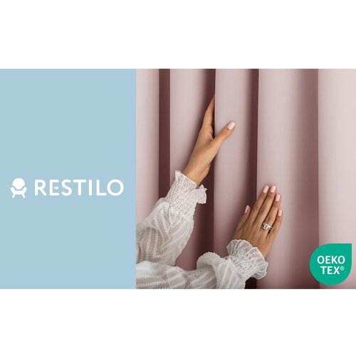 Restilo Prljavo roza zavjesa za djelomično zamračenje 200x250 cm Carli &amp;ndash; Slike