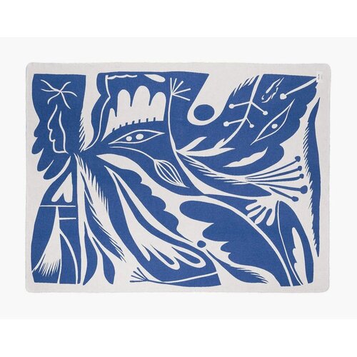 Noo.ma Modra odeja 165x200 cm Lino &amp;ndash; Slike