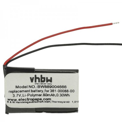 VHBW Baterija za Garmin VivoSmart HR / Approach X40, 80 mAh Slike