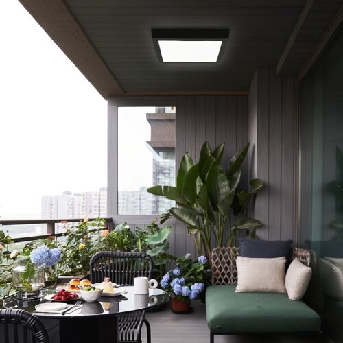  Brilagi - LED svetlo za kupatilo FRAME LED/24W/230V 3000/4000/6000K IP44 crno Slike