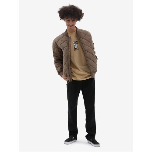 Vans Brown Men&amp;#039;s Quilted Bomber - Men&amp;#039;s Slike