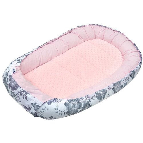 Medi Partners Baby cocoon/nest – Berry + pink Minky Cene