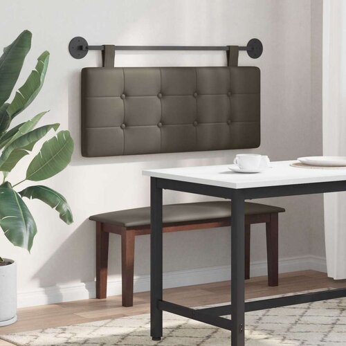  Držeće uzglavlje Zidne Lažna koža - Sivi 100 cm bez LED Slike
