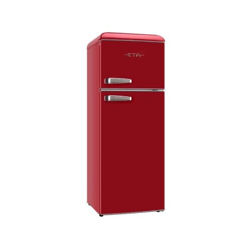 ETA Retro kombinirani hladilnik Storio [E, V: 148cm, H: 170L, Z: 45L, rdeč] Cene