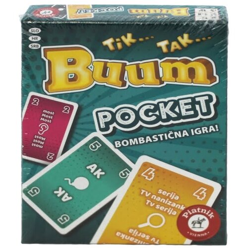 Piatnik Društvena igra Pocket Tick tack Bumm Cene
