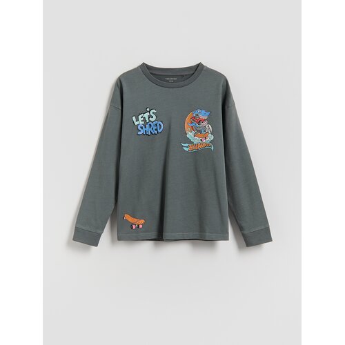 Reserved Hot Wheels longsleeve - tamnosivo Cijene