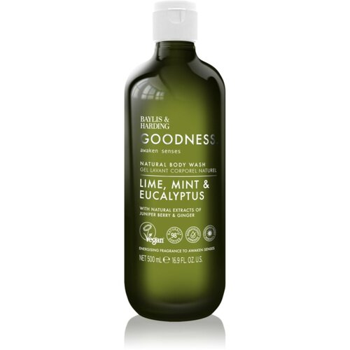 Baylis & Harding Goodness Awaken Senses osvježavajući gel za tu&scaron;iranje parfemi Lime, Mint & Eucalyptus 500 ml Cijene
