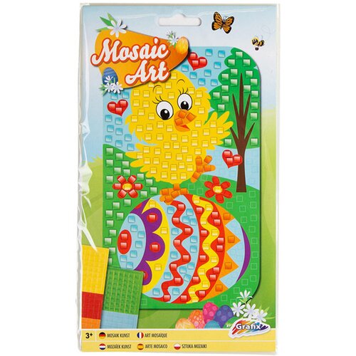 4M toys Grafix: Velikonočni komplet za izdelavo mozaike v dveh različicah, 1 kos Slike