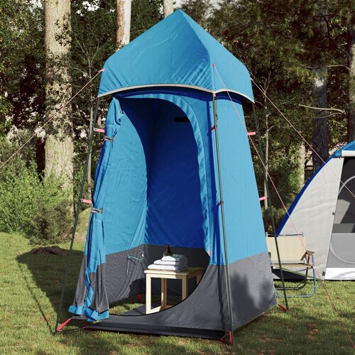 VidaXL &amp;Scaron;ator za privatnost plavi 121 x 121 x 225 cm taft 190T Slike