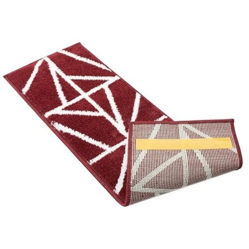 Mila Home Crveni set tepiha za stepenice 13 kom 22x71 cm Striped &amp;ndash; Slike