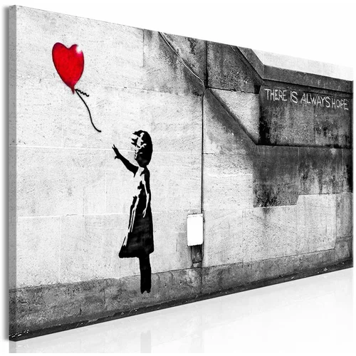  Slika - There is Always Hope (1 Part) Narrow Red 120x40