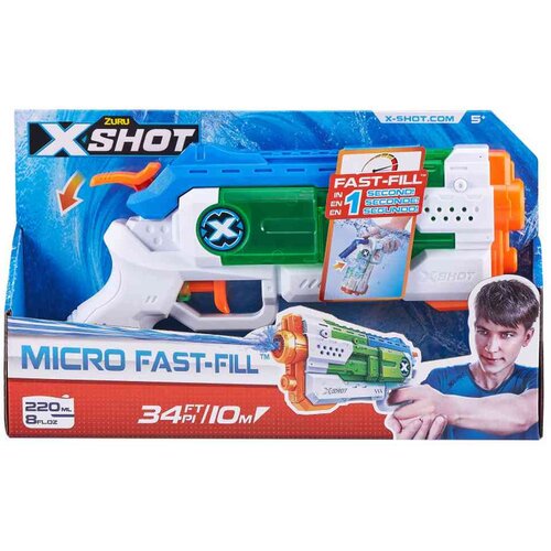 X SHOT pištolj water warefare fast fill blaster šareni Slike