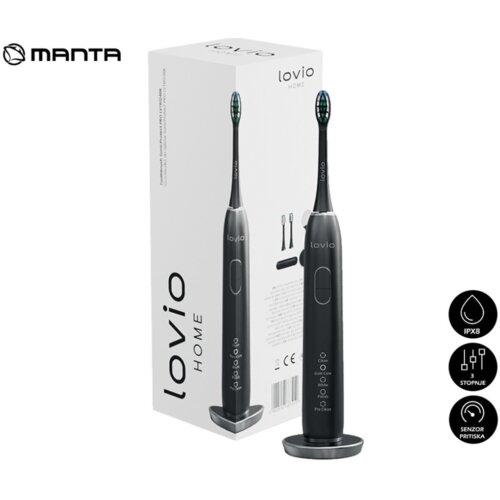  Sonična zobna &scaron;četka Manta Lovio SonicProtect PRO - črna Cene