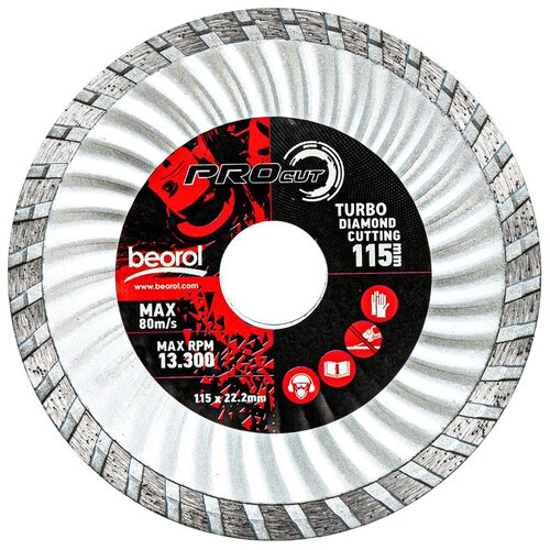 Turbo rezna ploča dijamantska turbo ø115mm Cene