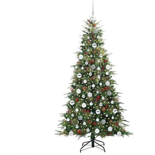 VidaXL Umjetno božićno drvce s nogom s stalakom Zelena 180 cm PE i PVC Slike