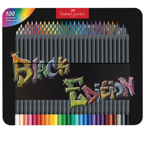  BOJE DRVENE 100BOJA METALNA KUTIJA BLACK EDITION FABER CASTELL 116490 Cene