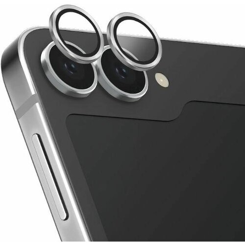 Uniq UNIKATNO KALJENO STEKLO OPTIX ALUMINIJ ZA LEČE ZA GALAXY Z FLIP 6 BEL, (21911507) Cene