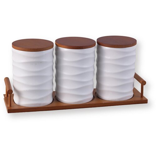 Sigma set kuhinjskih posuda sa postoljem 3/1 JY-240645-3 Cene