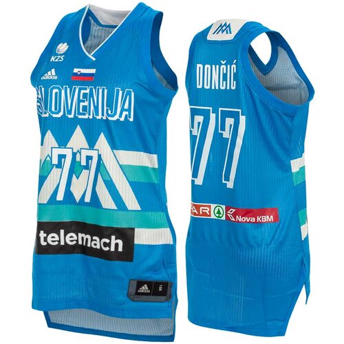 Adidas Slovenija KZS Away ženski dres Dončić 77 Slike