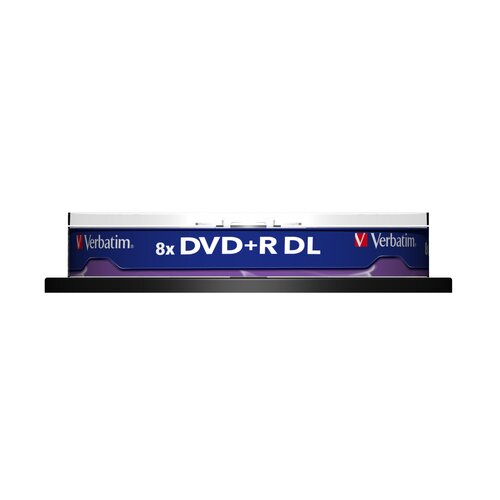 Verbatim DVD+R Disk 8,5 GB, 8x,dual layer Disk &amp;quot;Double Layer&amp;quot;, 10kom Slike