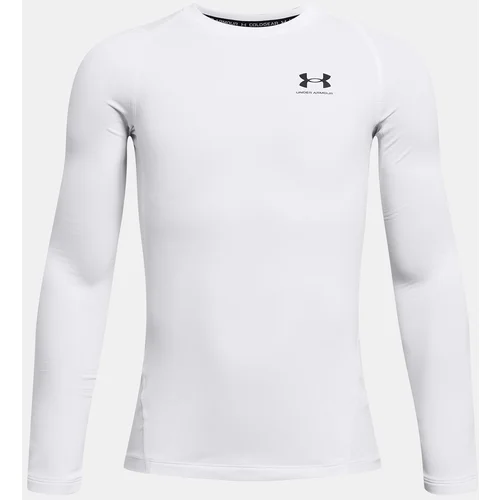 Under Armour Boys' T-shirt UA CG Armour LS-WHT - Boys