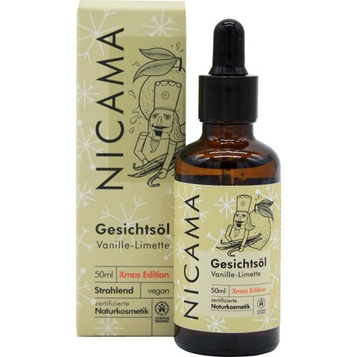 NICAMA Božićno ulje za lice - vanilija i limeta - 50 ml Slike