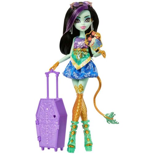  Monster High Grozljivo dobri prijatelji skrivnosti: Stra&amp;scaron;na pustolov&amp;scaron;čina Jinafire Long lutka - Slike