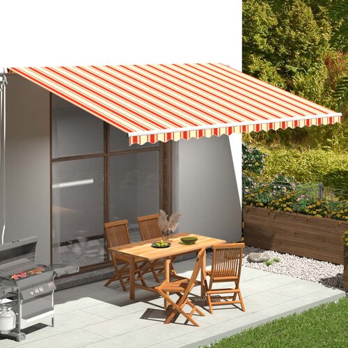 vidaXL Nadomestno blago za tendo rumeno in oranžno 5x3 m, (20728903) Cene