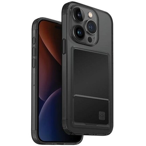 Uniq AIR FENDER ID CARDSLOT CASE ZA IPHONE 15 PRO MAX SIVA ETUI, (21898733) Cene