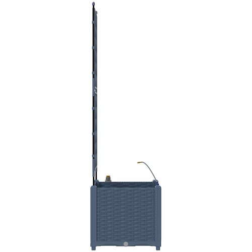  Vrtna saksija Sivi 40 x 40 x 142 cm Plastika Slike