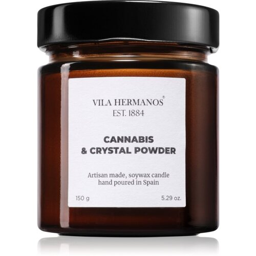 Vila Hermanos Apothecary Cannabis &amp;amp; Crystal Powder mirisna svijeća 150 g Slike