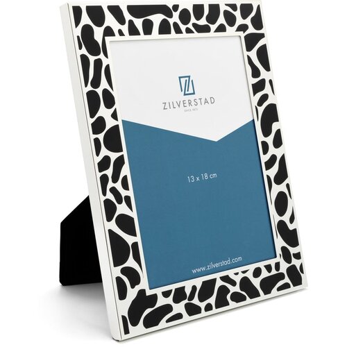 Zilverstad Crno-bijeli metalni stojeći/viseći okvir 16,5x22 cm Leopard – Cijene