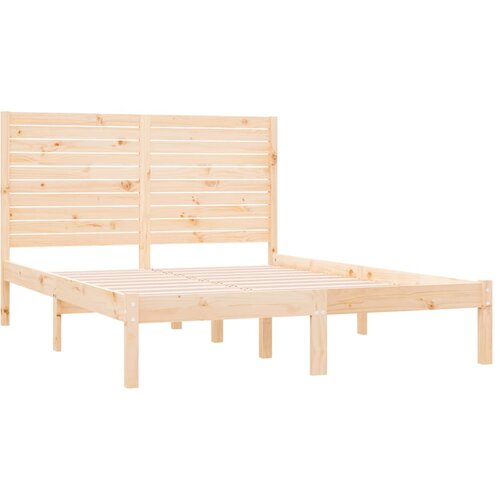  Okvir za krevet od masivnog drva 140 x 200 cm Slike