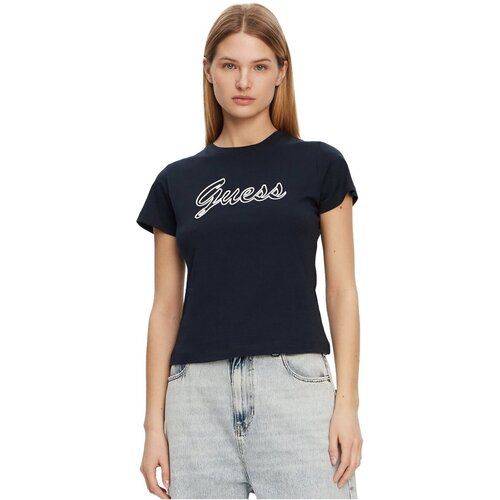 Guess Majice &amp;amp; Polo majice V5GI02 K9RM1 Modra Slike