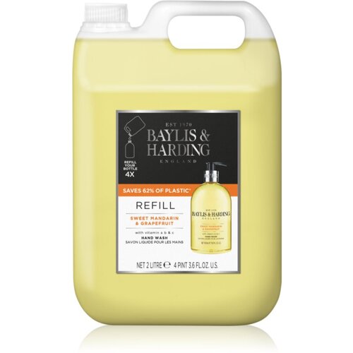 Baylis & Harding Sweet Mandarin & Grapefruit tekoče milo za roke nadomestno polnilo Refill 2000 ml Cene
