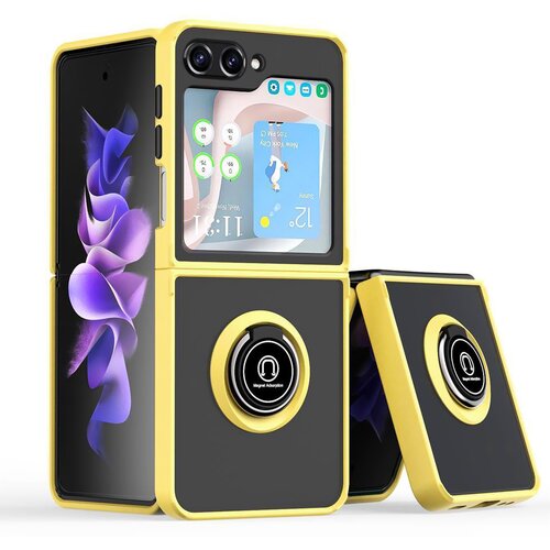 Torbica ring magnet za samsung F731B galaxy z flip 5 5G zuta Slike