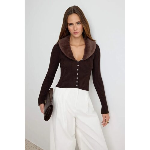 TRENDYOLMILLA Trendyol ženski duks Twoaw27Hi00164, smeđa Cene