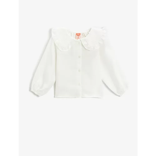 Koton Baby Collar Shirt with Frilly