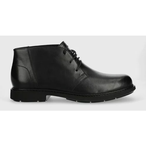 Camper Kožne cipele Neuman za muškarce, boja: crna, K300171.017